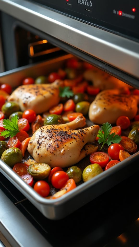 high protein low carb sheet pan meals ingredients