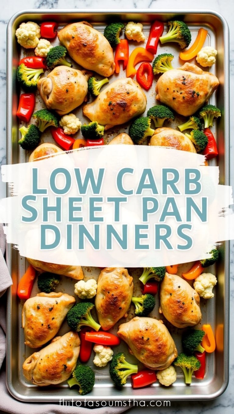 low carb sheet pan dinners