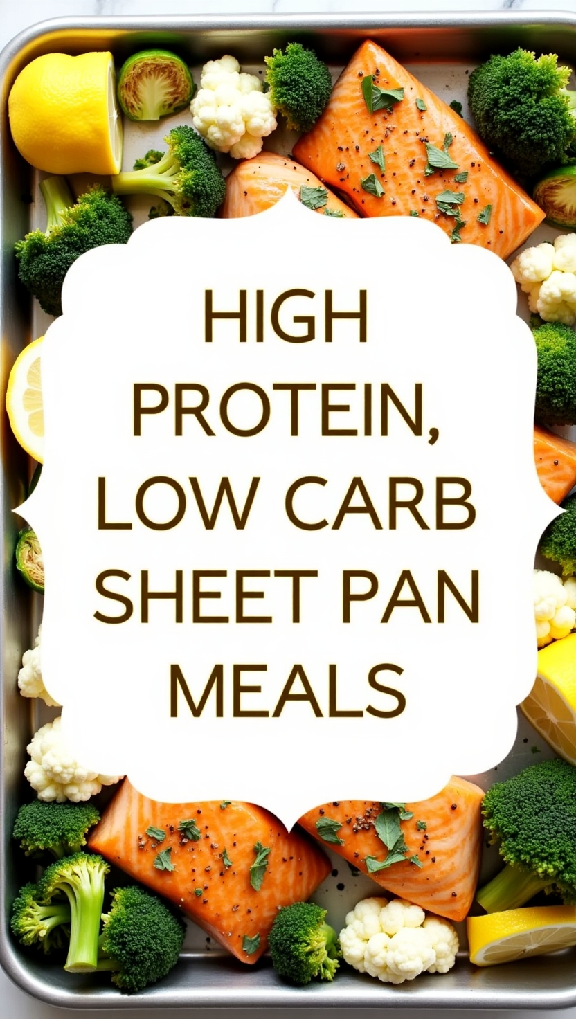 high protein low carb sheet pan meals
