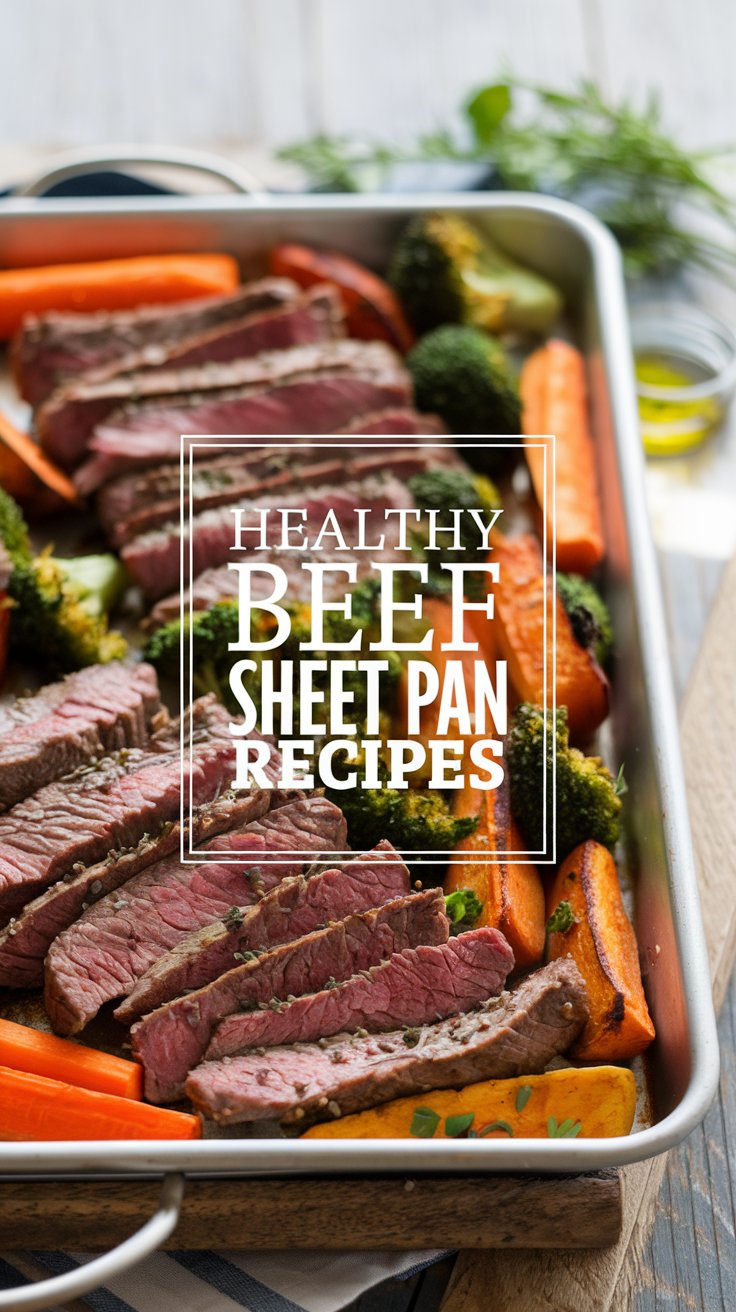 healthy beef sheet pan recipes