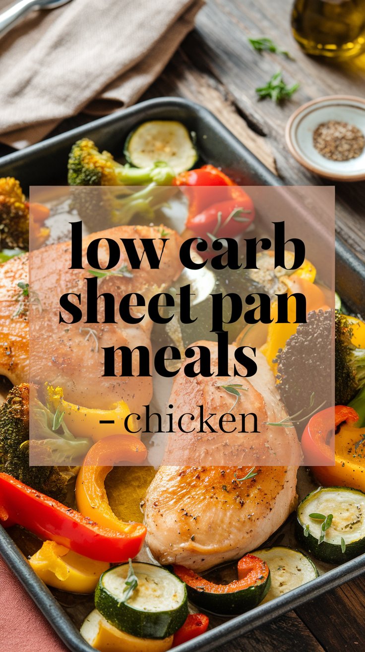 low carb sheet pan meals chicken