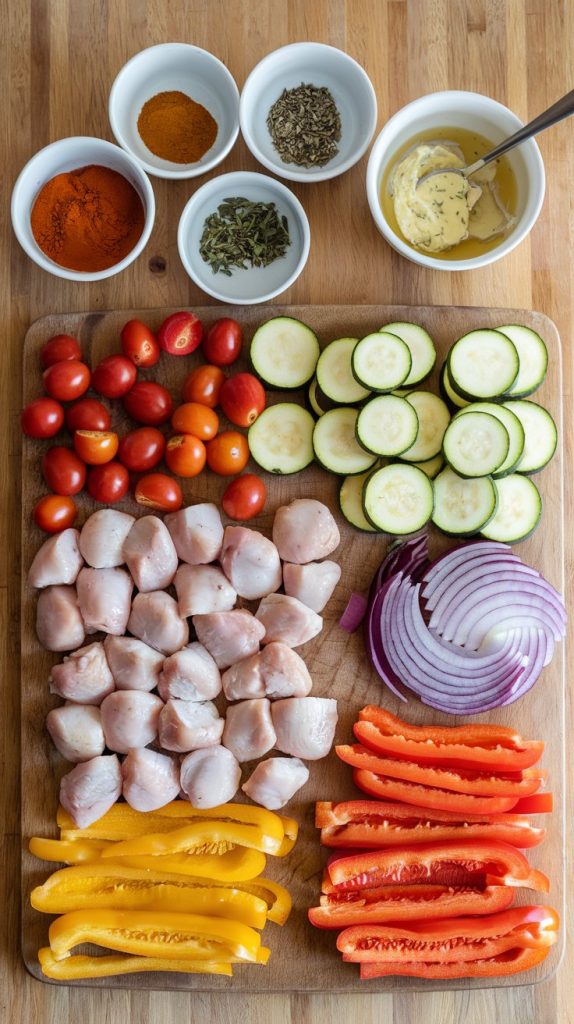 sheet pan dinners low carb healthy recipes's Ingredients