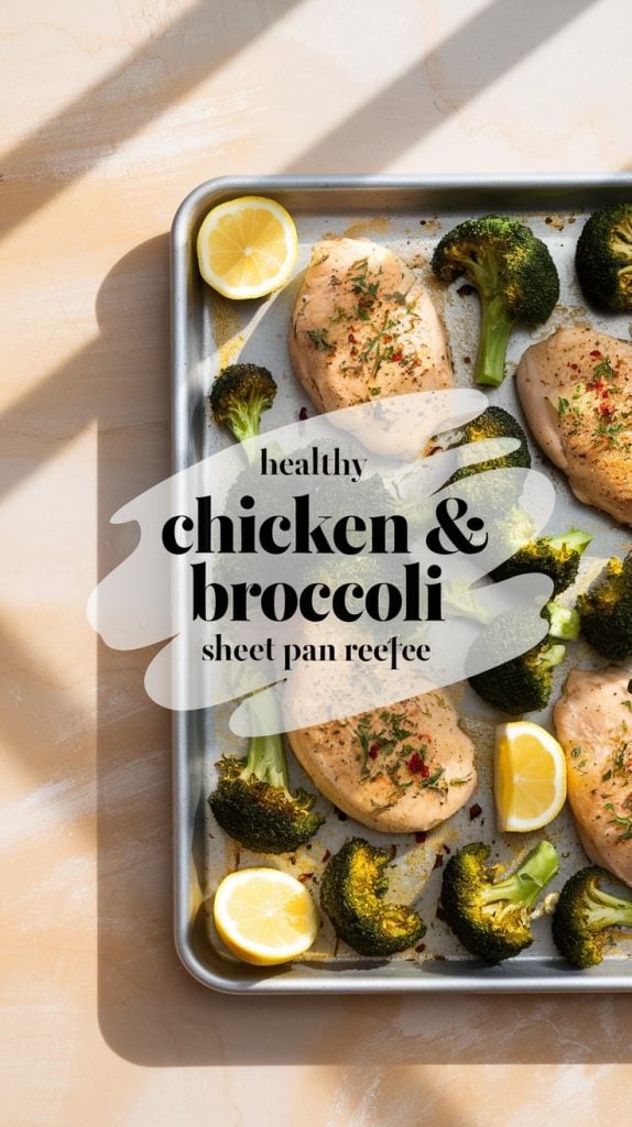 chicken and broccoli recipes healthy sheet pan