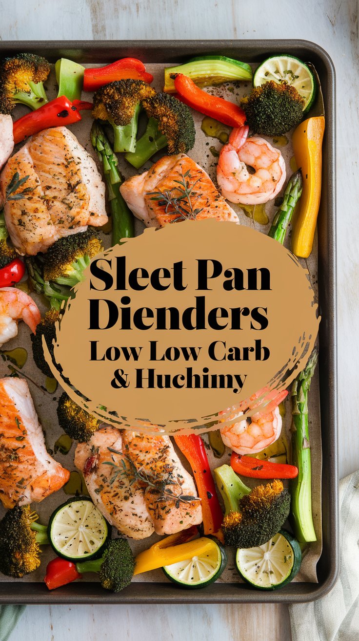 sheet pan dinners low carb healthy recipes