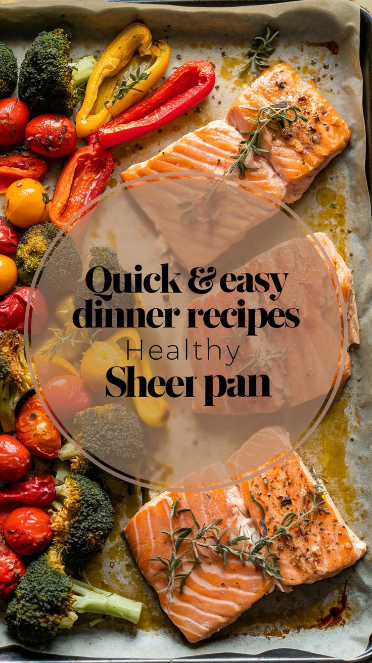 quick and easy dinner recipes healthy sheet pan