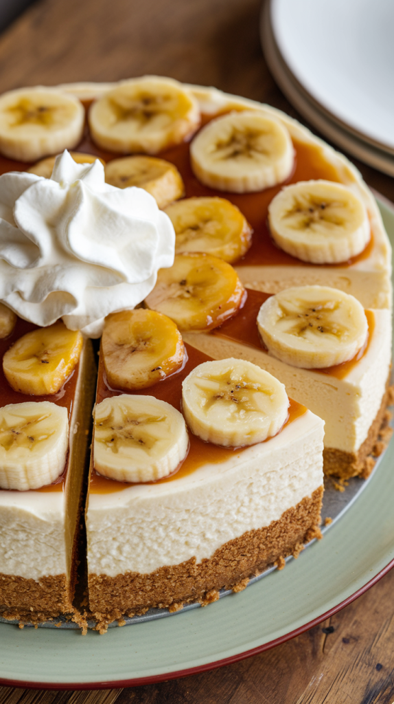 Banana Cream Cheesecake Recipe Step By Step Guide