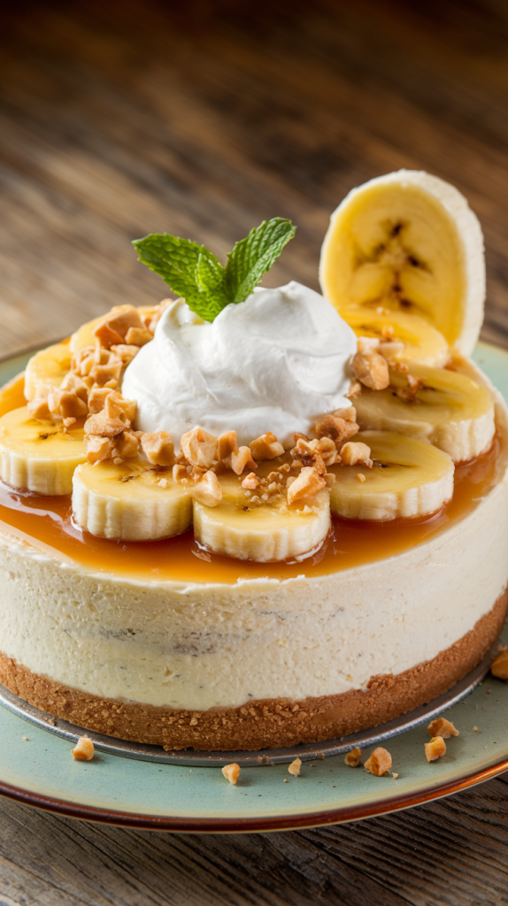 Bananas Foster Cheesecake