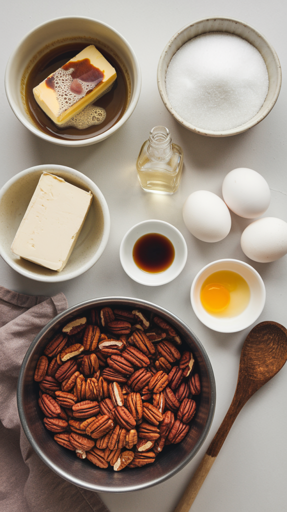 Browned Butter Pecan Cheesecake Recipe (Ingredients)