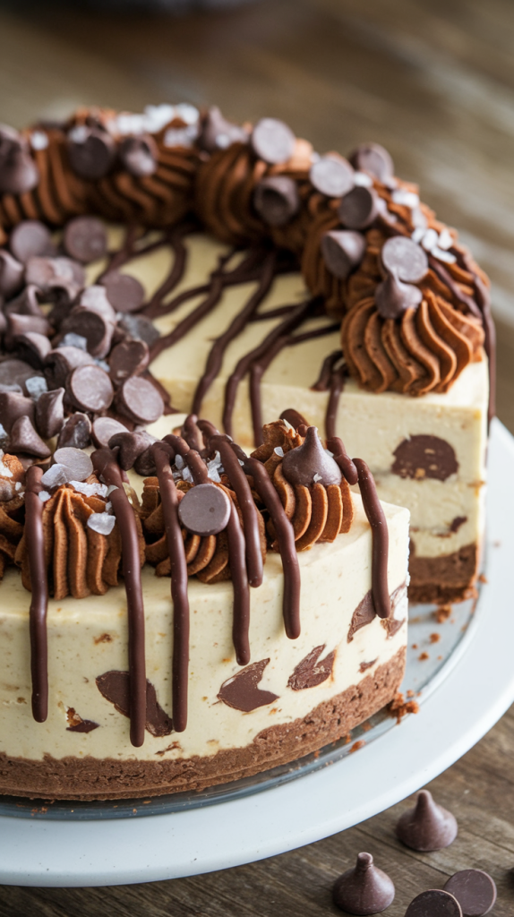 Brownie Bottom Cookie Dough Cheesecake ingredients
