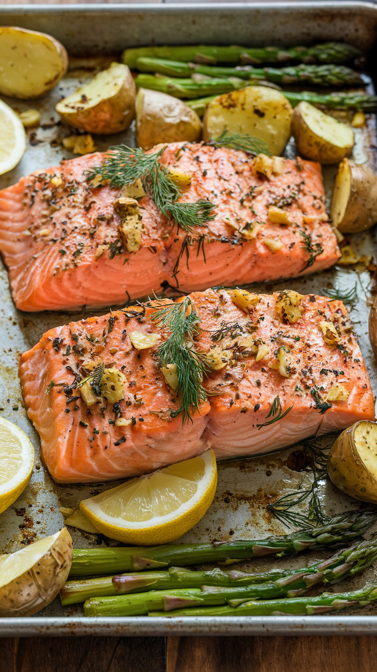 Baked Salmon Recipes Oven Sheet Pan