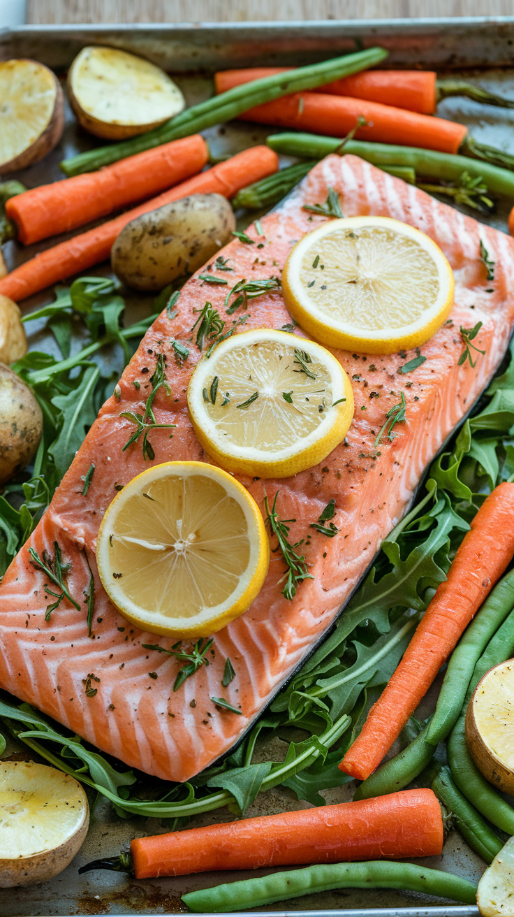 whole 30 salmon sheet pan recipes