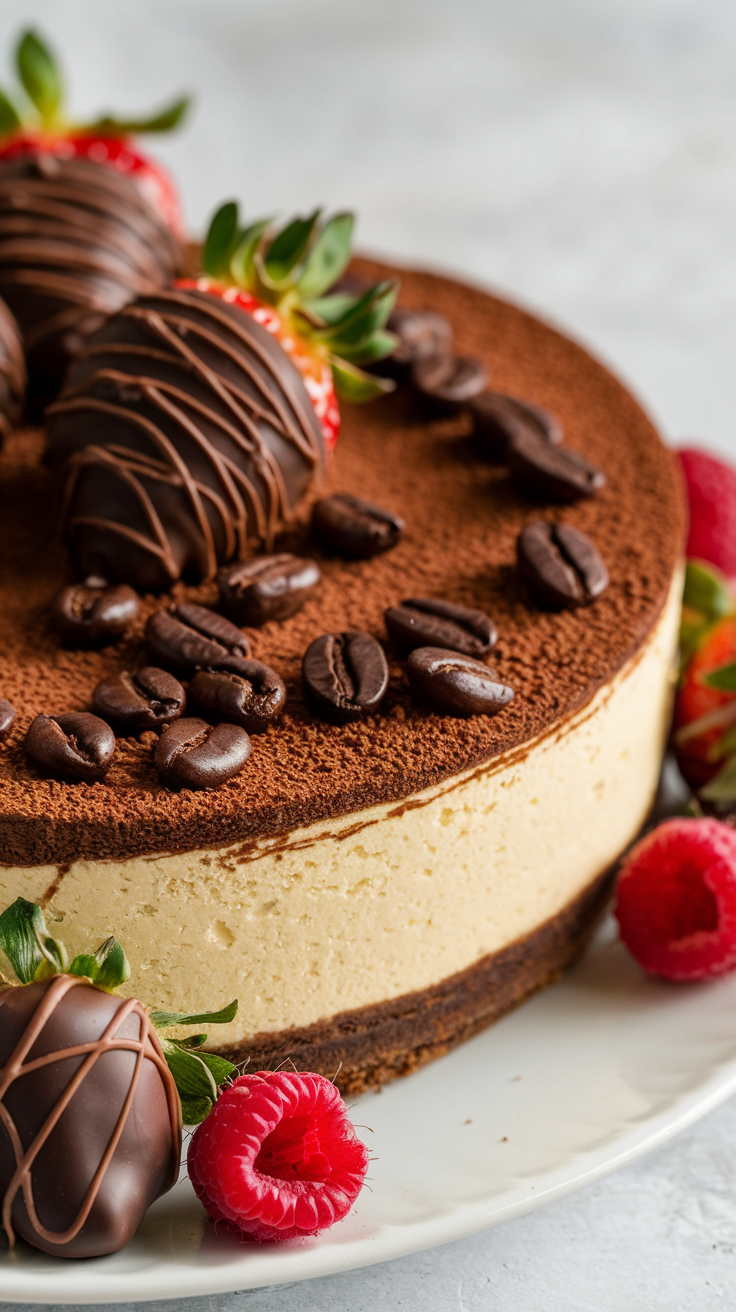 Cafe Mocha Cheesecake
