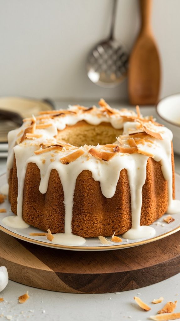 Coconut Cream Cheese Pound Cake Recipe