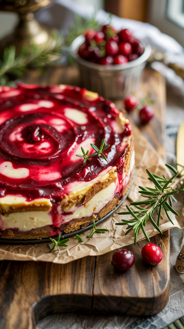 Cranberry Cheesecake Recipe