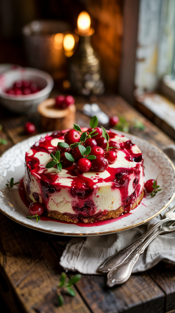 Step By Step Guide Of Cranberry Cheesecake Recipe