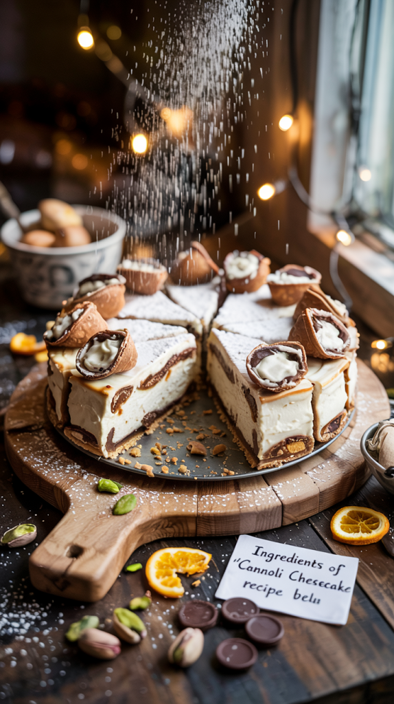 Ingredients Of Cannoli Cheesecake Recipe