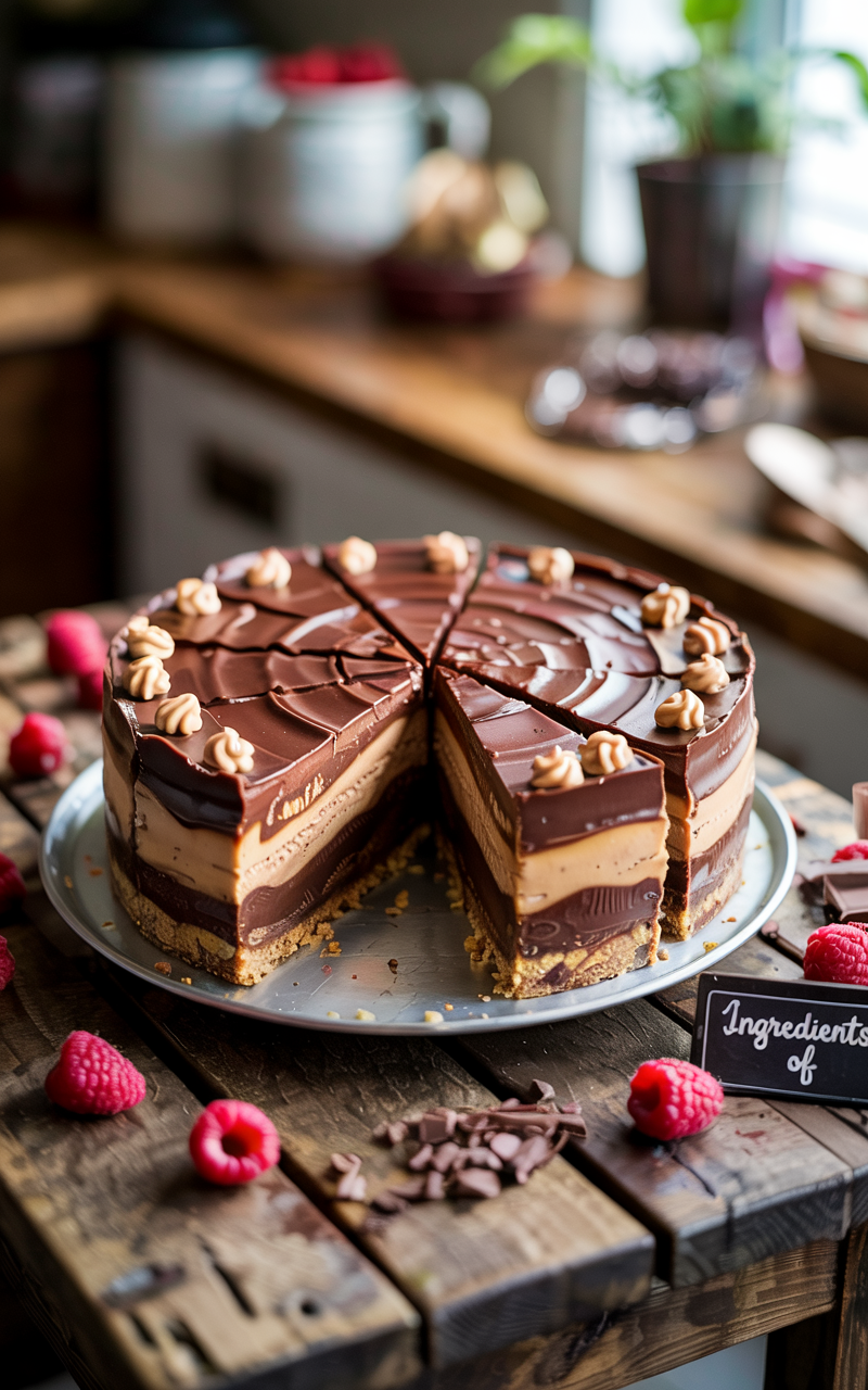 Chocolate Caramel Cheesecake