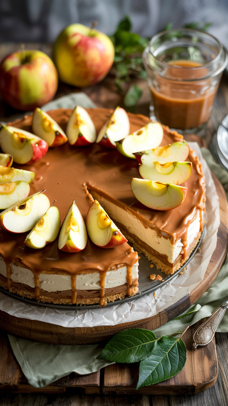 Caramel Apple Cheesecake Recipe