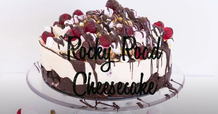 No-Bake Rocky Road Cheesecake