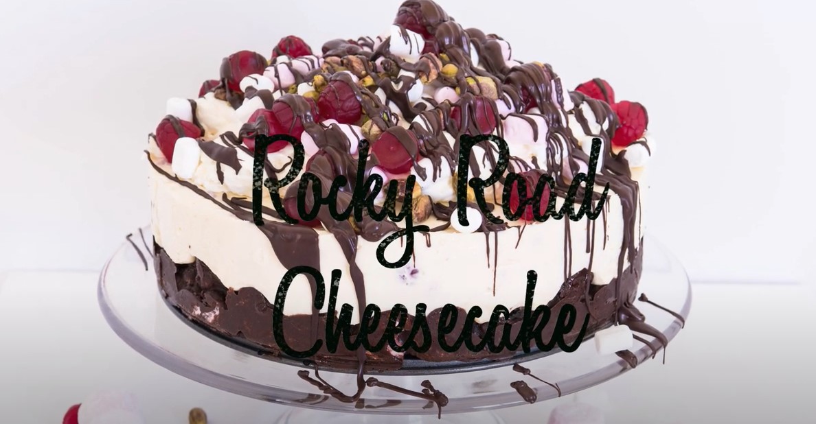 No-Bake Rocky Road Cheesecake