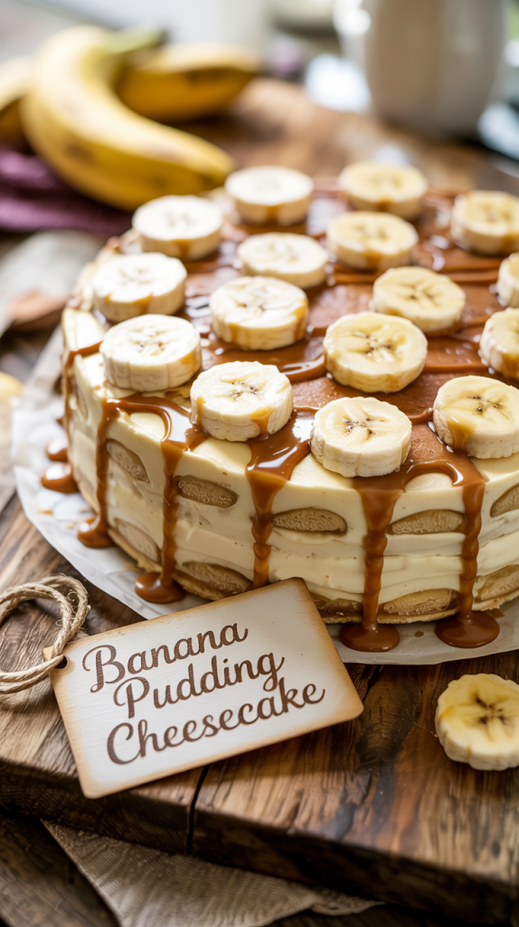Ingredients Of Banana Pudding Cheesecake No Bake