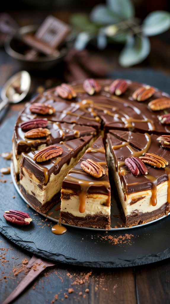 Ingredients Of No Bake German Chocolate Cheesecake