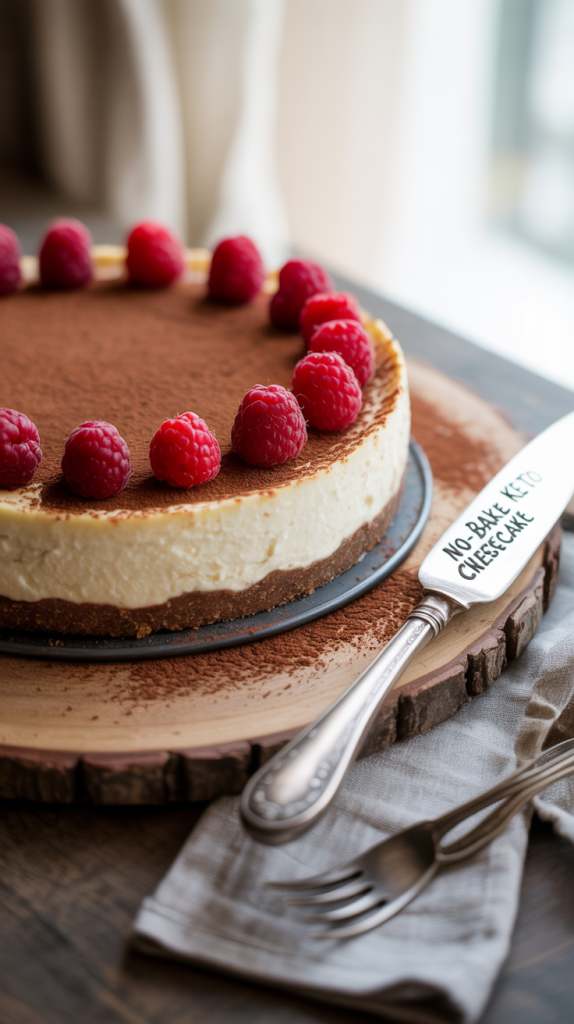 No-Bake Keto Cheesecake: Creamy, Dreamy & Guilt-Free Dessert Bliss