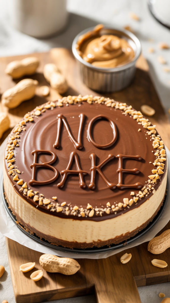 No Bake Peanut Butter Cheesecake: Creamy, Dreamy, and Dangerously Delicious