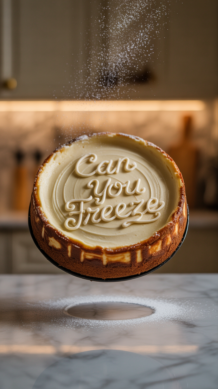 Can you freeze cheesecake