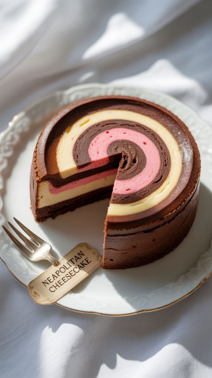 Neapolitan Cheesecake