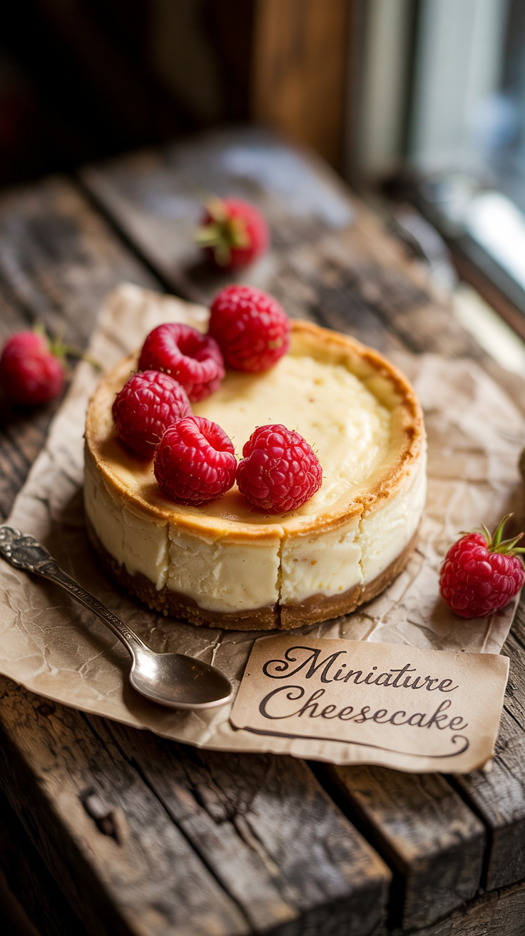 Miniature Cheesecake Recipe