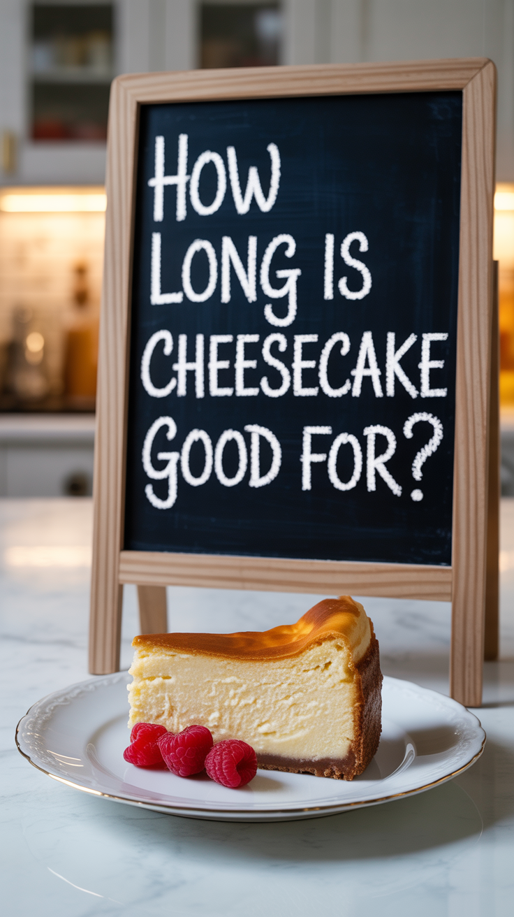 How long is cheesecake good for?