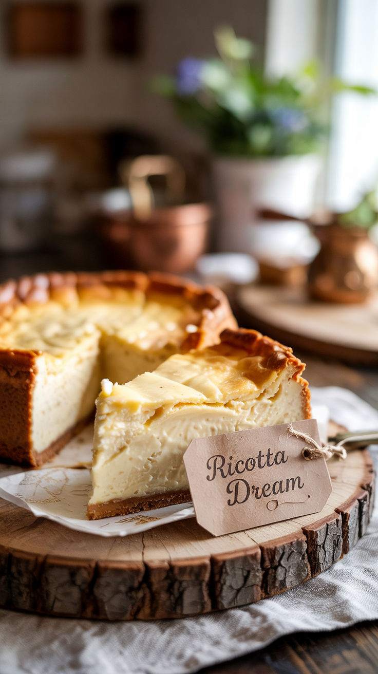 Italian Ricotta Cheesecake