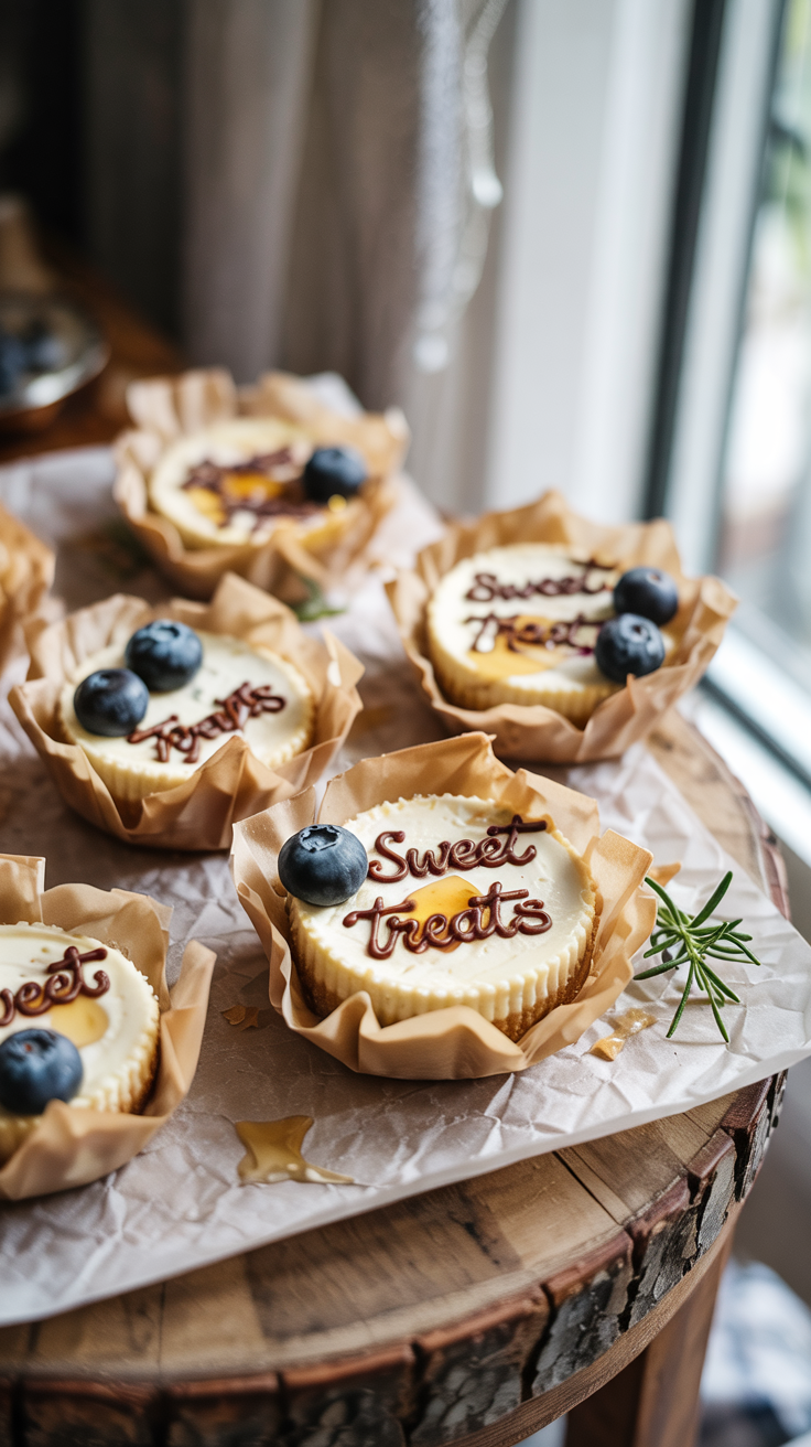 No Bake Cheesecake Phyllo Cups