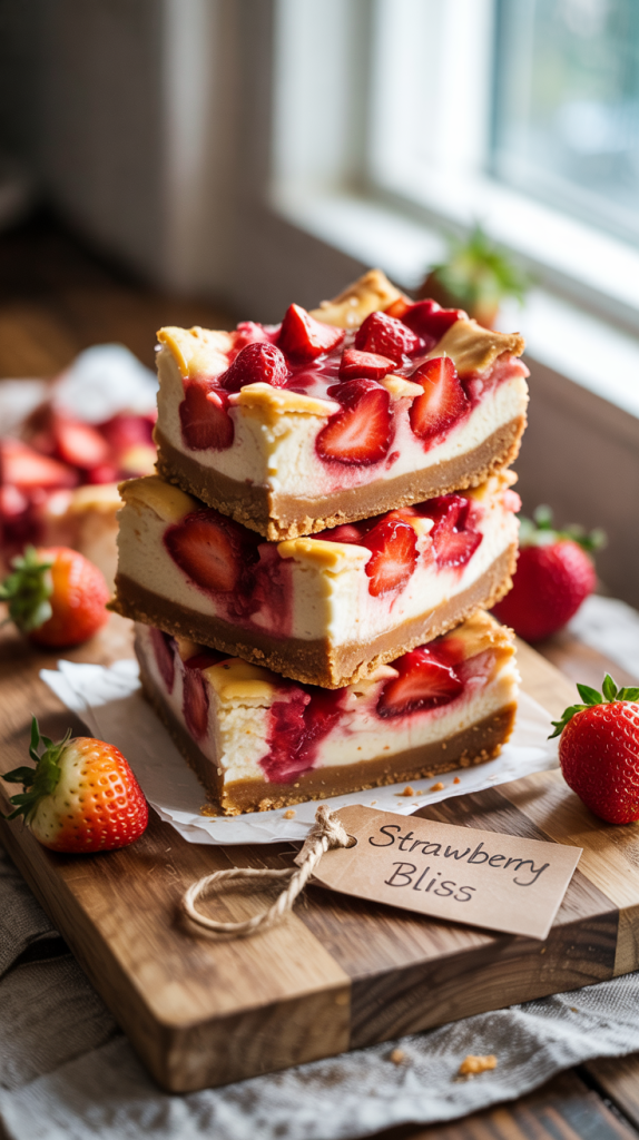 Strawberry Cheesecake Bars
