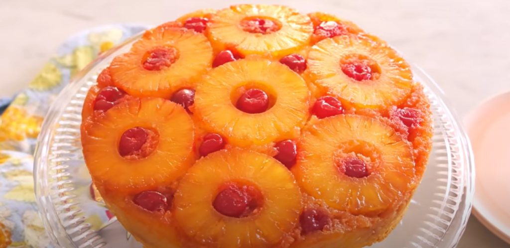 Pineapple Upside Down Cheesecake