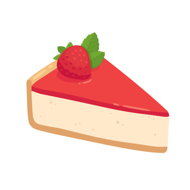 How to Draw a Strawberry Cheesecake?