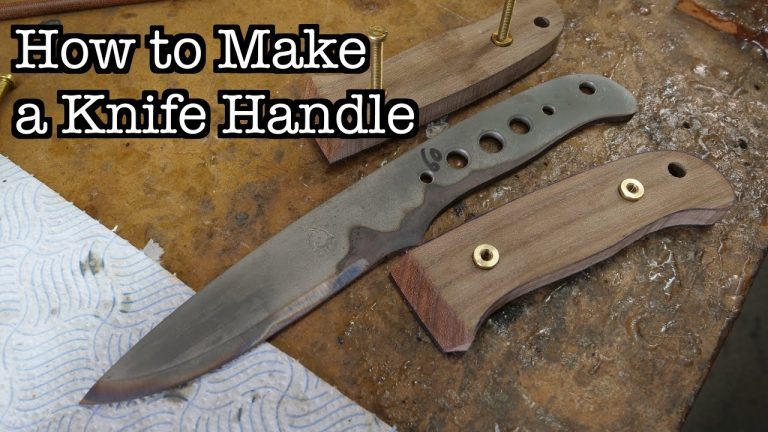 How to Make a Wooden Handle for a Knife?
